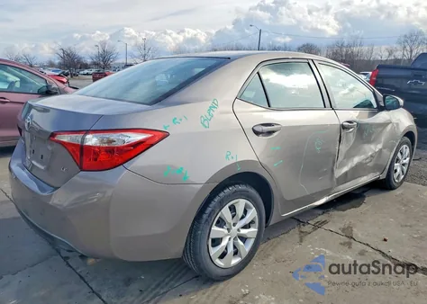 2014 Toyota Corolla L from USA, damaged, VIN 2T1BURHE2EC107095